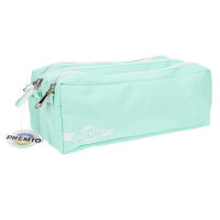 Premto Pastel Pencil Case 3 Pocket Mint Magic - Great for Organizing Pens and Pencils