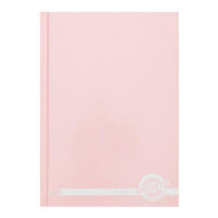 Premier A5 Pastel Hardcover Notebook 160 Pages, Pink Sherbet - Stylish & Practical Notebook