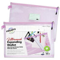 Premier B4+ Pastel Ultramesh Expanding Wallet Wild Orchid - Perfect for Organized Professionals