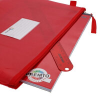 Premier A4+ Extra Durable Storage Wallets Ice Assorted Colours Pack of 5 - Strong for Long-Term Use