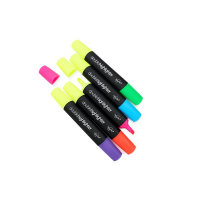 Proscribe Double Ended Highlighter Markers Pack of Assorted Colours - Dual Tips for Versatility