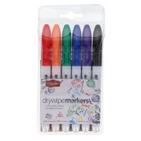 Proscribe Whiteboard Markers Pack of Assorted Colours - Ideal for Office and School Use