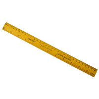 Student Solutions 12 inch Wooden Ruler - Essential stationery for precise measurements