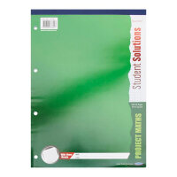 Student Solutions Project Maths Refill Pad A4 160 Pages 5mm Sq - Organised Math Refill Pad