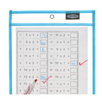 Student Solutions Dry Erase Pockets Pack of 5 - Reusable Study Tool
