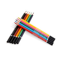 World of Colour Box of 10 Triangular Junior Easy Grip Colouring Pencils - Safe Kids