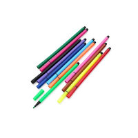 World of Colour Artistic Felt Tip Pens Box of 12 - Vibrant Drawing Markers
