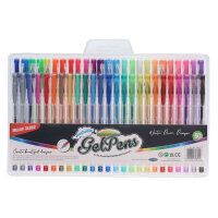 World Of Colour Gel Pens Box of 50 Assorted Colours - A Rainbow of Colors for Art Projects