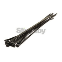 Black & white standard plastic cable ties pack 1000