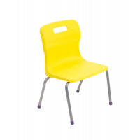 Titan 4 Leg Chair Size 2 Yellow