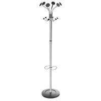 Coat stand Chrome/Black
