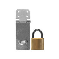 Hasp and Staple 89mm + 40mm Padlock