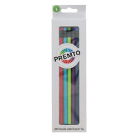 Premto HB Pencils with Eraser Tip Pack of 5 - Great for Office or School Use