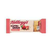 Kellogg&#39;s Strawberry Nutrigrain Breakfast Bars 37g (Pack of 25) 5218680000