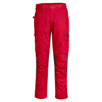Portwest CD881 WX2 Eco Stretch Trade Trousers Deep Red 28