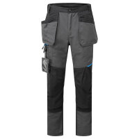 Portwest T719 WX3 Slim Fit Holster Trousers Metal Grey 33