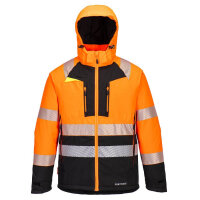 Portwest DX430 DX4 Hi-Vis Class 2 Winter Jacket Orange/Black M