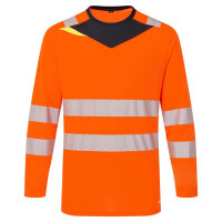 Portwest DX416 DX4 Hi-Vis T-Shirt L/S Orange/Black M