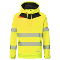 Portwest DX483 DX4 Hi-Vis Overhead Hoodie Yellow/Black XXL