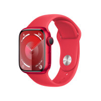 Apple Watch Series 9 GPS 41mm (PRODUCT)RED Aluminium Case w/ (PRODUCT)RED Sport Band - S/M