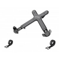 Manhattan Laptop Holder for VESA mount, Fits VESA 75x75 and 100x100mm, Fits laptops up to 17.3" (max 4kg), Black, Lifetime Warranty