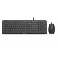 Philips 2000 series SPT6207B/39 keyboard Mouse included Home USB UK English Black