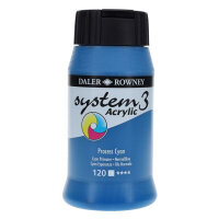 Daler Rowney System3 500Ml Acrylic Paint - Process Cyan Essential for Vivid Artwork
