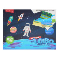 Emotionery Reusable Jumbo Sticker Pad Great for Kids' Crafting and Learning Activities