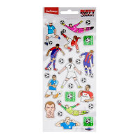Emotionery Card 23 Puffy Stickers - Football Perfect Stickers for Football Fans and Crafts