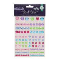 Icon Craft Pack of  120 Self Adhesive Gem Stones - Pastel - Pastel Self-Adhesive Gem Stones for Crafting Projects