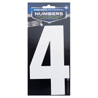 Premier Universal 82X175mm Adhesive Number  4 Adhesive Number for Customizing Labels and Signs