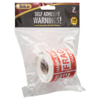 Stik.Ie 200Pcs Self Adhesive Warnings! - Fragile - Perfect for Shipping & Packaging