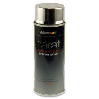 Carat Chrome Effect 400ml Art Spray Paint Silver Mirror-Like Shine