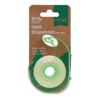 Concept Green Tape Dispenser With Tape 18mmx33m Handy for Everyday Use