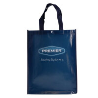 Premier Carry Shopping Bag - Blue - Reusable Blue Shopping Bag for Eco-Friendly Shopping