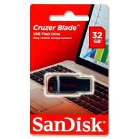 San Disk Cruzer Blade 32Gb USB Flash Drive - Reliable Storage for Files & Media