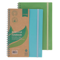 Concept Green A5 Notebook 80 Sheets 2 Assorted Perfect for Daily Use