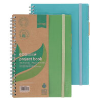 Concept Green A5 Project Book 100 Sheets 2 Assorted Useful for Projects