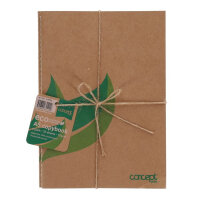 Concept Green Pack of  2 A5 Copybooks 32 Sheets Ideal for Note-Taking