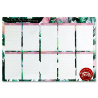 I Love Stationery Weekly Planner Tropical Time to Plan Theme Organize Your Week