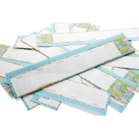 I Love Stationery Weekly Planner Notepad Let&#39;s Go Travel Theme Goal Setting