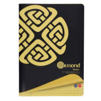 Ormond 120Pg A4 Durable Cover Visual Memory Aid Sum Copy Book - Yellow - Durable Copy Book for Kids
