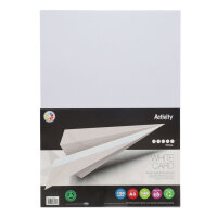 Premier Activity A3 160Gsm Card 100 Sheets - White - Premium White A3 Card for Art and Crafting
