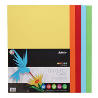 Premier Activity A3 160Gsm Card 200 Sheets - Rainbow - Rainbow A3 Card for Crafts, Art, and School Projects