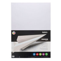 Premier Activity A2 160Gsm Card 25 Sheets - White - White A2 Card for Art and Craft Projects