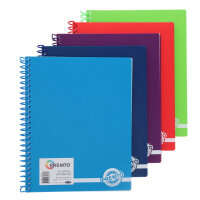 Premto A5 160Pg Pp Spiral Notebook - Assorted Colours - Practical School Journal