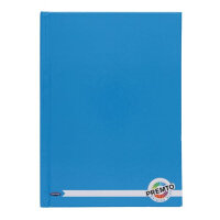 Premto A5 160Pg Hardcover Notebook - Printer Blue - Quality Office Notebook
