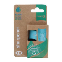 Concept Green Twin Hole Sharpener Blue Reliable and Practical