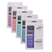 Premto Pastel Desktop Calculator - Assorted Colours - Practical Office Tool