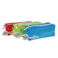 Premto 2-Pocket Pencil Case - Assorted Colours - Compact Storage for School Supplies
